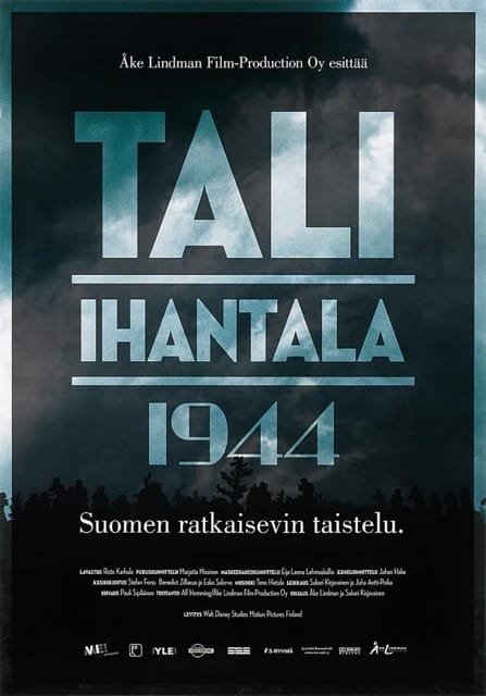 IPTV Kanavat 2025 – Parhaat Suoratoistopalvelut Suomessa 1 Tali-Ihantala 1944 -elokuvajuliste, jossa sodan siluetti näkyy tummassa maisemassa – liittyy iptv-sisältöihin