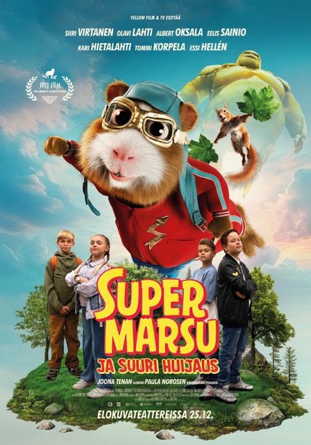 IPTV Kanavat 2025 – Parhaat Suoratoistopalvelut Suomessa 30 Supermarsu ja suuri huijaus -elokuvajuliste, jossa lentävä marsu ja joukko lapsia seikkailullisessa maisemassa – liittyy iptv-sisältöihin