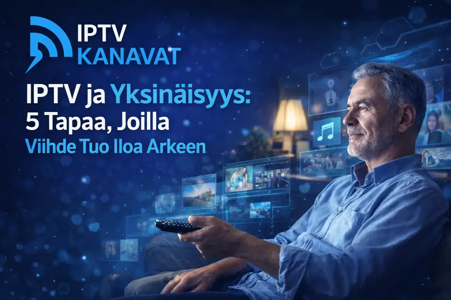 IPTV ja yksinäisyys – IPTV viihde tuo iloa arkeen Suomessa