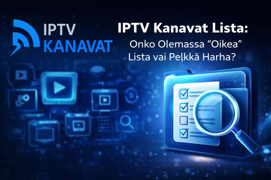 IPTV kanavat lista – onko oikea lista olemassa vai harha