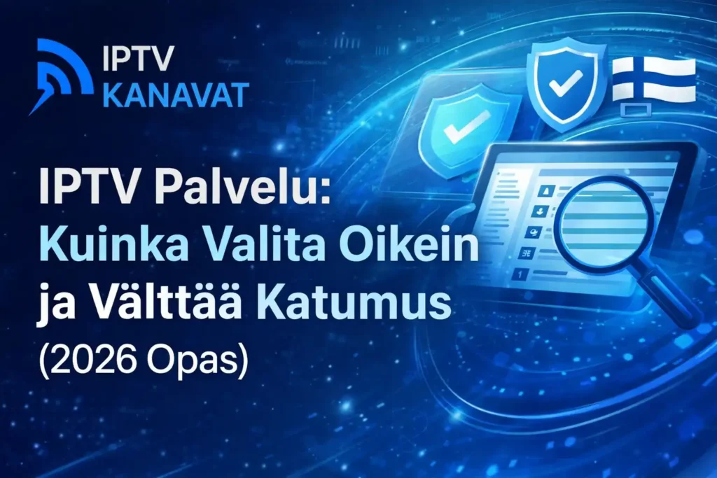 iptv palvelu suomi – kuinka valita oikein ja välttää katumus 2026