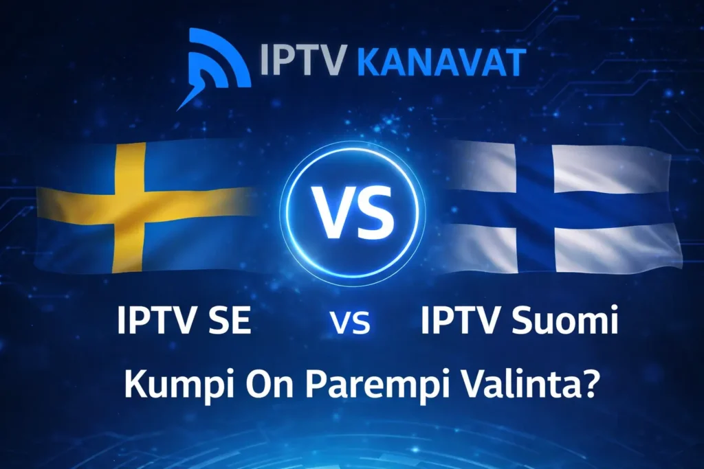 IPTV SE vs IPTV Suomi – kumpi IPTV-palvelu on parempi Suomessa