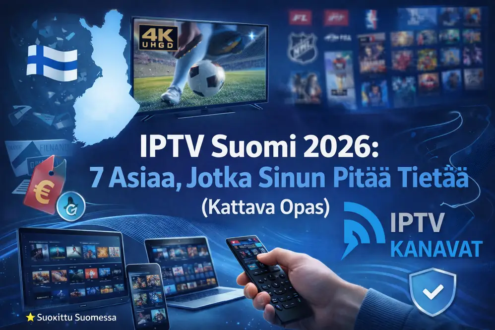 IPTV Suomi 2026 – tärkeimmät asiat IPTV-palveluista Suomessa