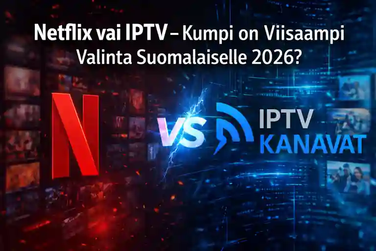 Netflix vs IPTV vuonna 2026 – vertailu suomalaiselle käyttäjälle