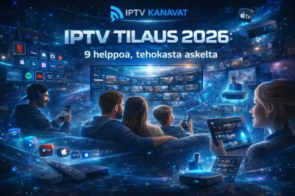 IPTV Tilaus 2026 – helppo aloitus suomalaisessa olohuoneessa