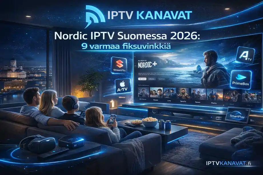 Nordic IPTV Suomessa 2026 – toimiiko se käytännössä suomalaisessa olohuoneessa