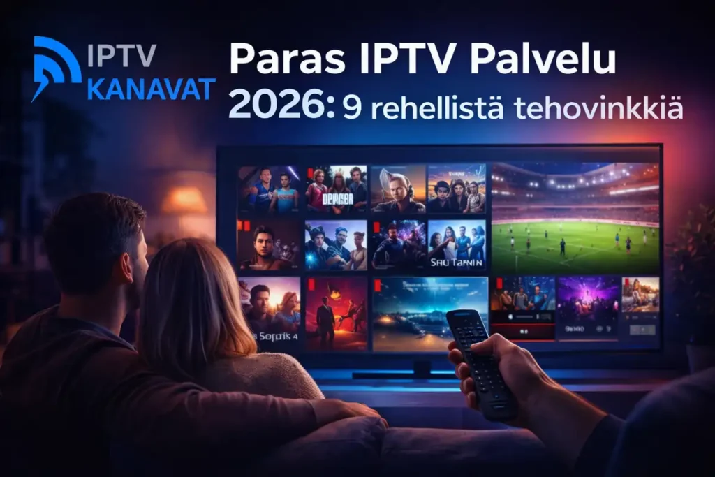 Paras IPTV Palvelu 2026 – rehellinen vertailu suomalaisessa olohuoneessa