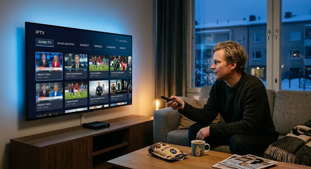 iptv sovellus – Android TV:n ja boksin käyttö isolla ruudulla Suomessa