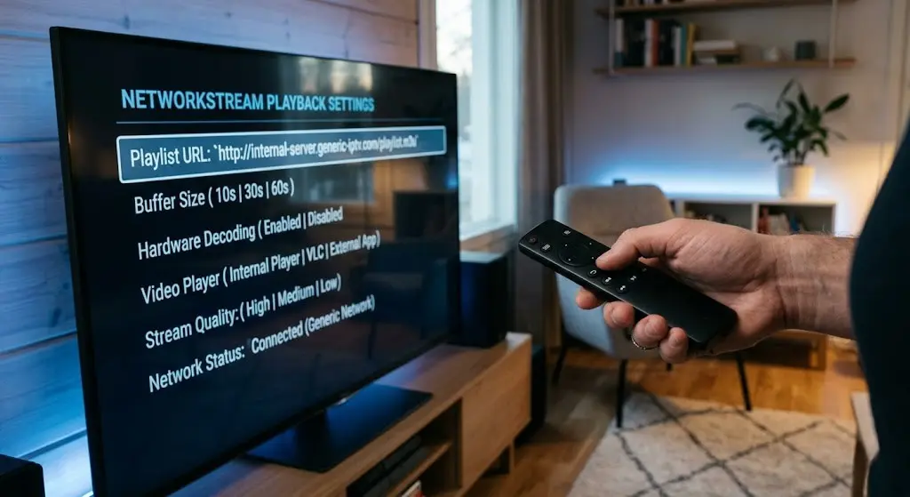 iptv settings buffer