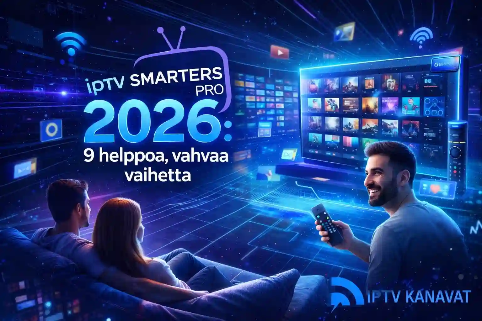 iptv smarters pro 2026 – asennus smart TV:lle suomalaisessa olohuoneessa