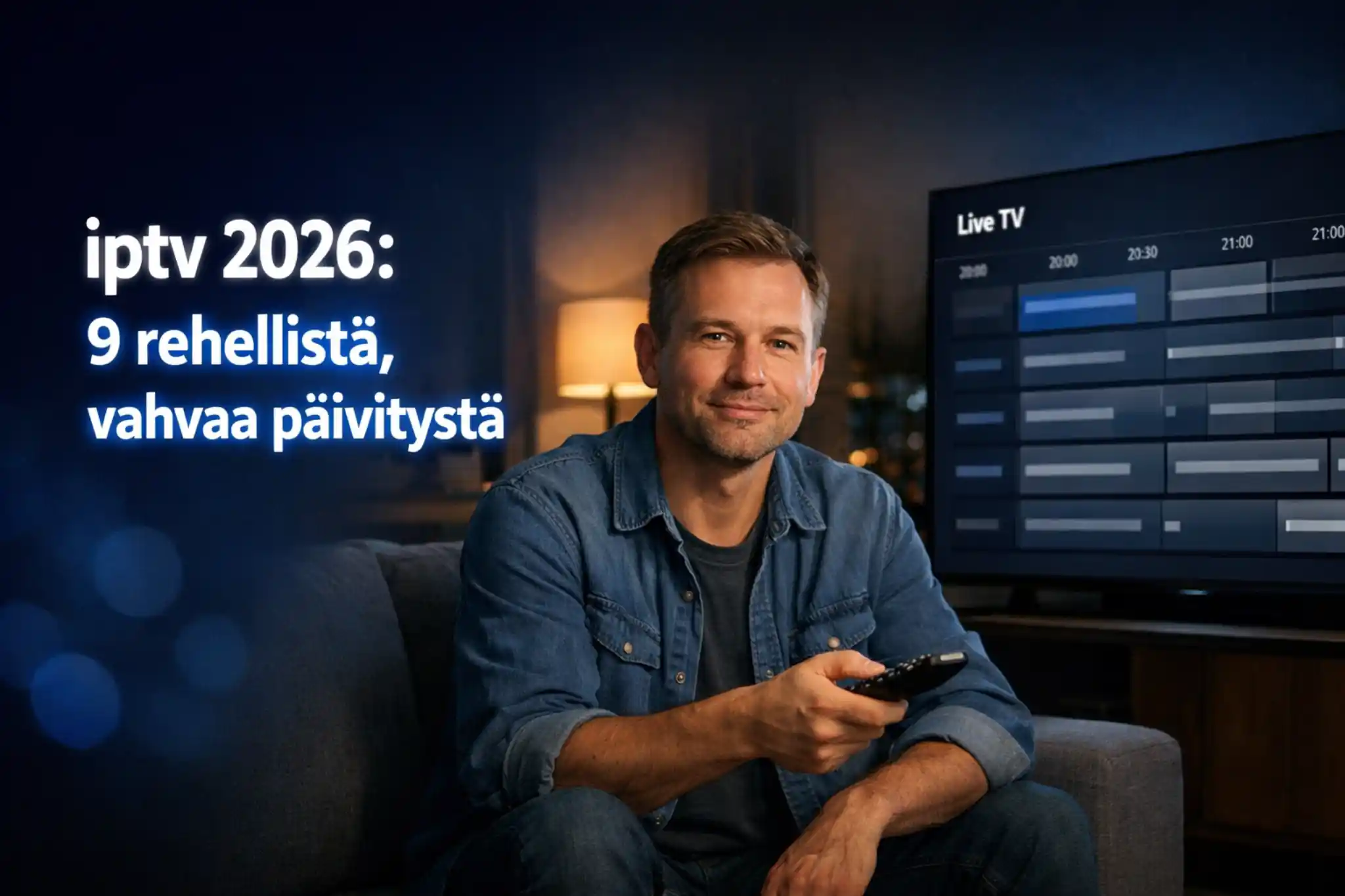 iptv 2026: 9 rehellistä, vahvaa päivitystä – moderni suomalainen olohuone ja katselun aloitus