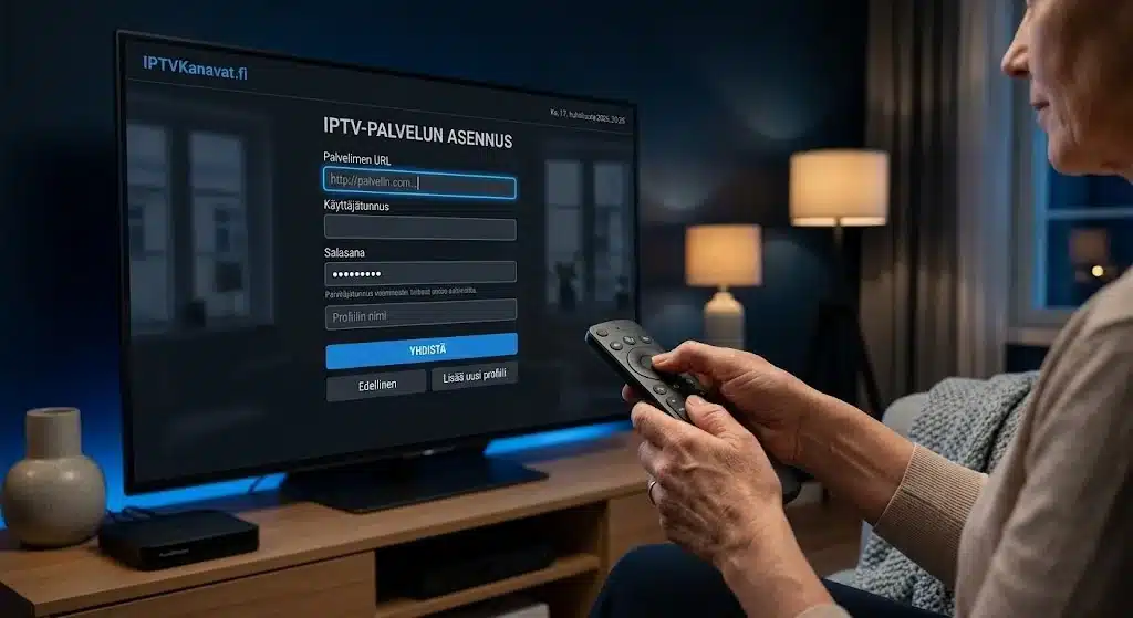 TiviMate Suomessa asennus ja kirjautuminen Android TV -laitteella