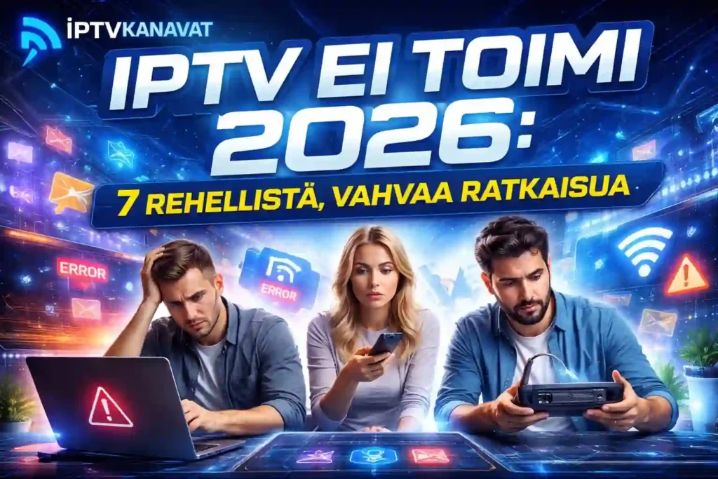 iptv ei toimi 2026 – IPTV ongelmat, virheet ja ratkaisut suomalaisille käyttäjille