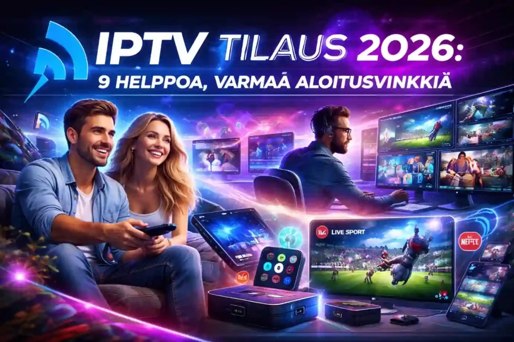 iptv tilaus 2026 – IPTV käyttöönotto ja katselu eri laitteilla Suomessa helposti ja sujuvasti
