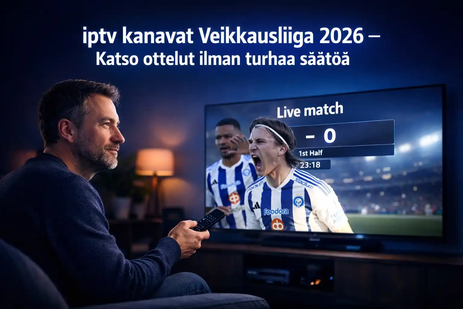 iptv kanavat Veikkausliiga 2026 – ottelujen katselu suomalaisessa olohuoneessa ilman säätöä