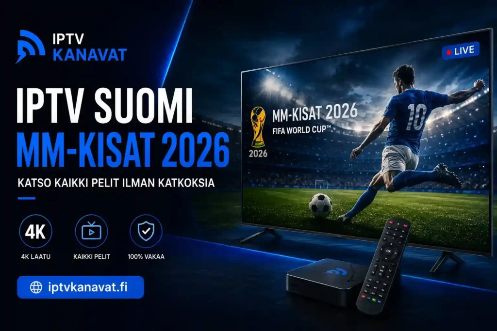 iptv suomi MM-kisat 2026 – jalkapallon katselu suomalaisessa olohuoneessa