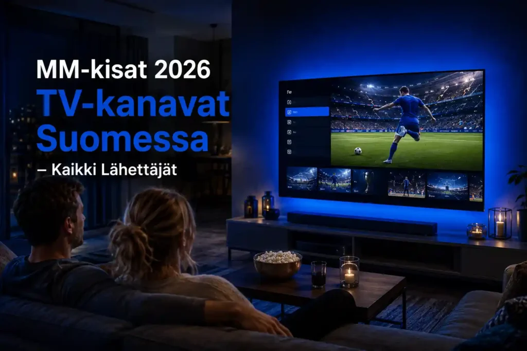 MM-kisat 2026 TV-kanavat Suomessa – jalkapallon MM-kisojen katselu suomalaisessa olohuoneessa
