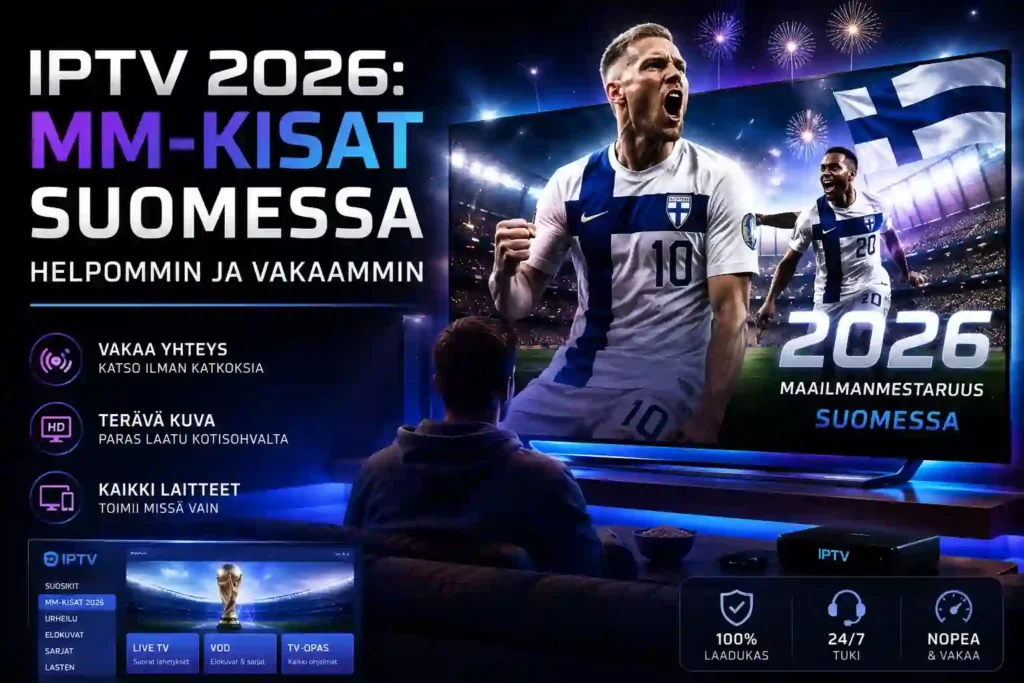 iptv mm-kisat 2026 – sujuva jalkapallon kisakatselu Suomessa